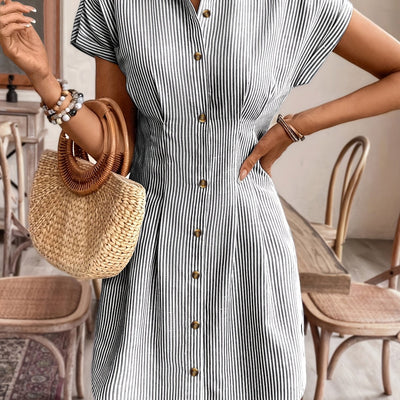 Faustine | Casual Striped Dress