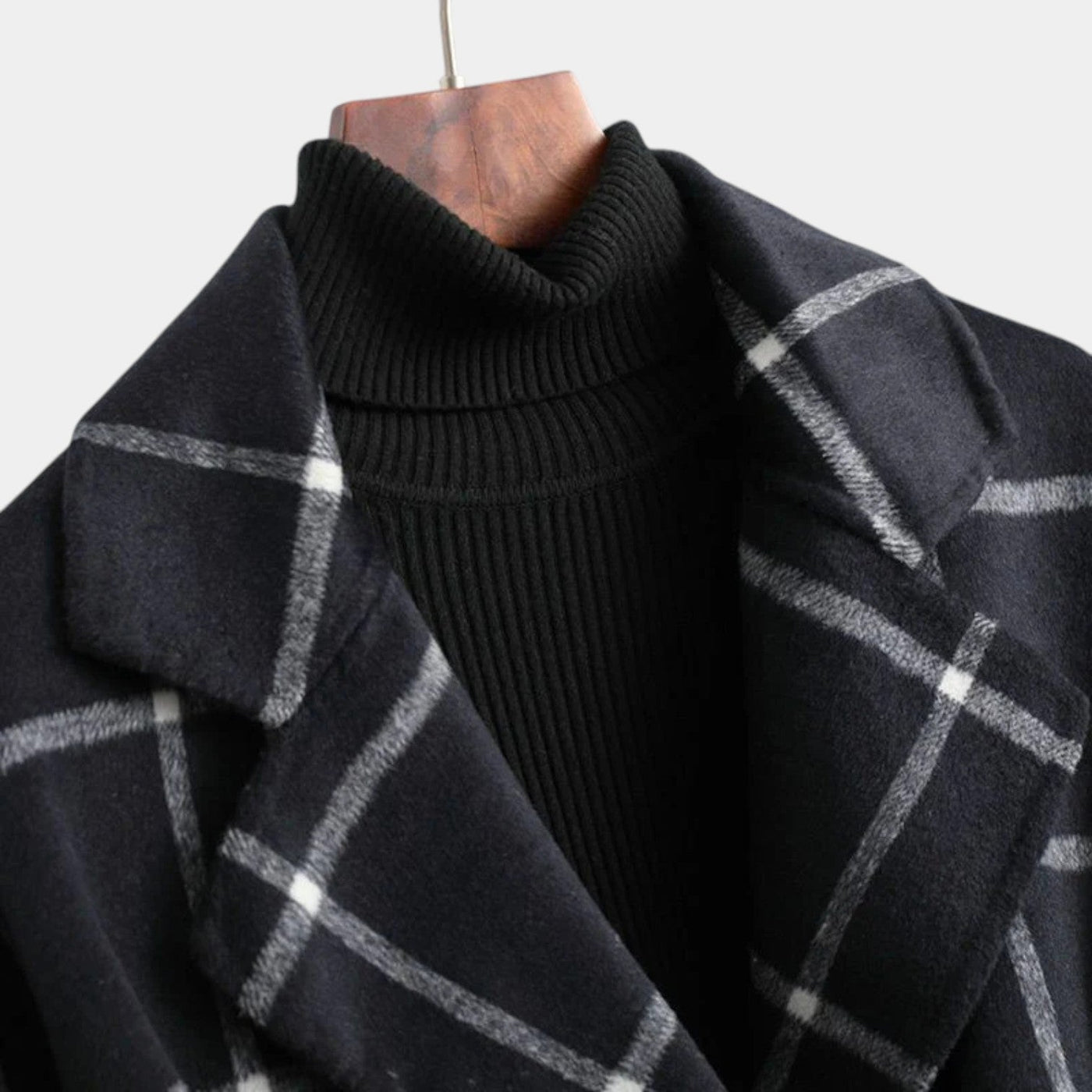 Emma™ - CLASSIC PLAID WINTER TRENCH COAT
