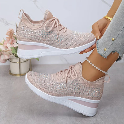 Romee | Orthopedic Sneakers with Sparkling Rhinestones